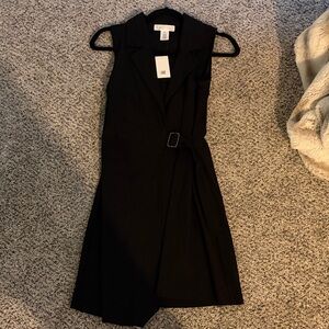Zara Black Asymmetrical Dress